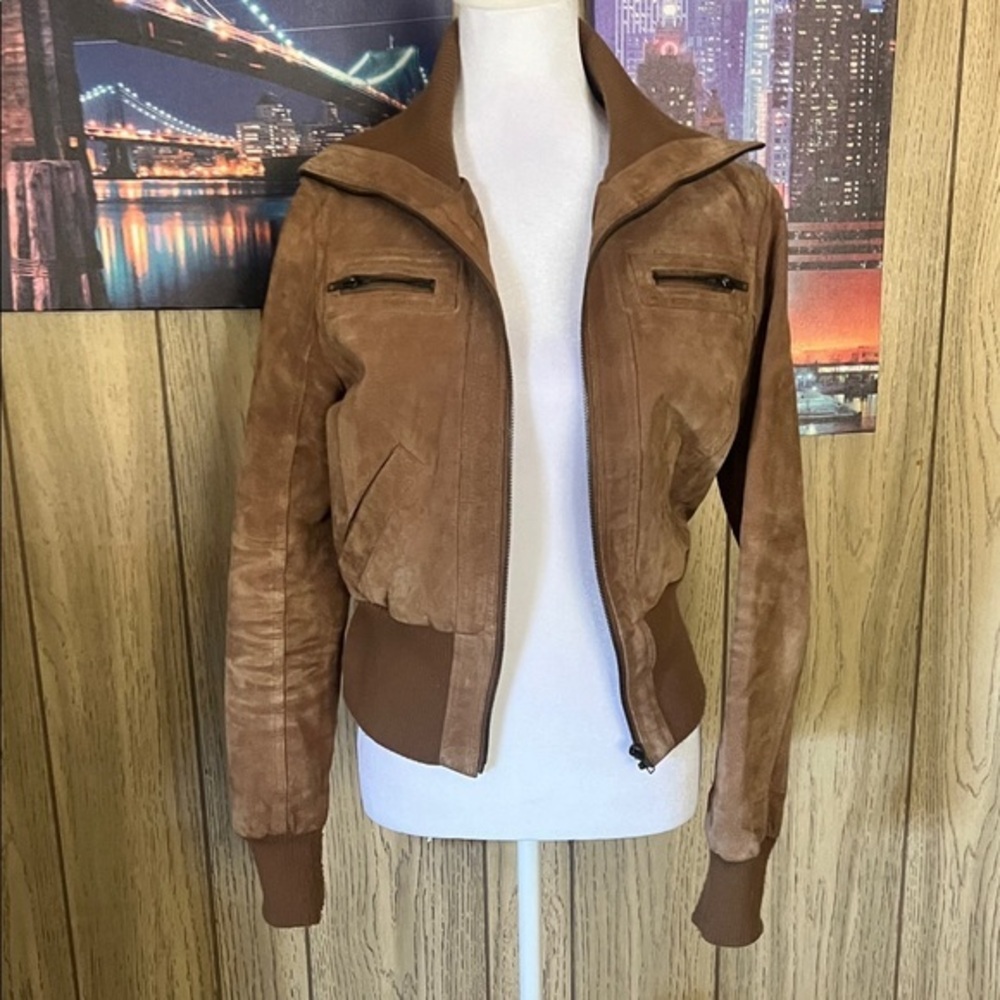 Brown Suede Women's Jacket